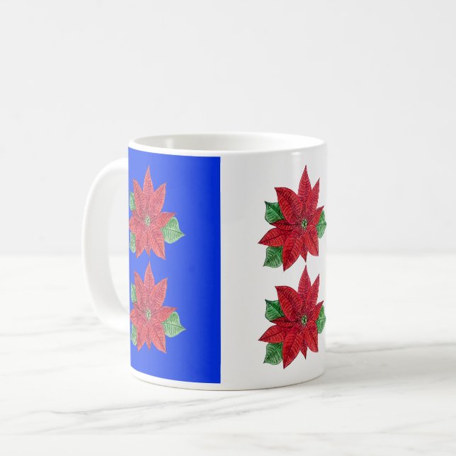 Taza De Café Poinsettia Mug (Anverso izquierdo)