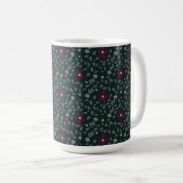 Taza De Café Poinsettia Paradise Coffee Mug Dark