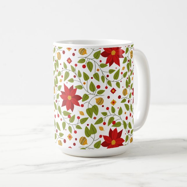 Taza De Café Poinsettia Paradise Coffee mug light (Anverso derecho)