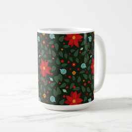 Taza De Café Poinsettia Paradise Coffee Mug twilight
