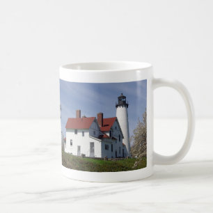 Taza De Café Point Iroquois Lighthouse muela primavera