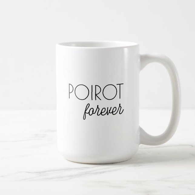 Taza De Café Poirot Forever Mug (Derecha)
