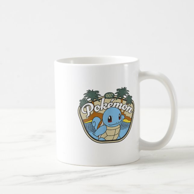 Taza De Café Pokémon 007 Squirtle Surfing Outdoor Adventure Be (Derecha)