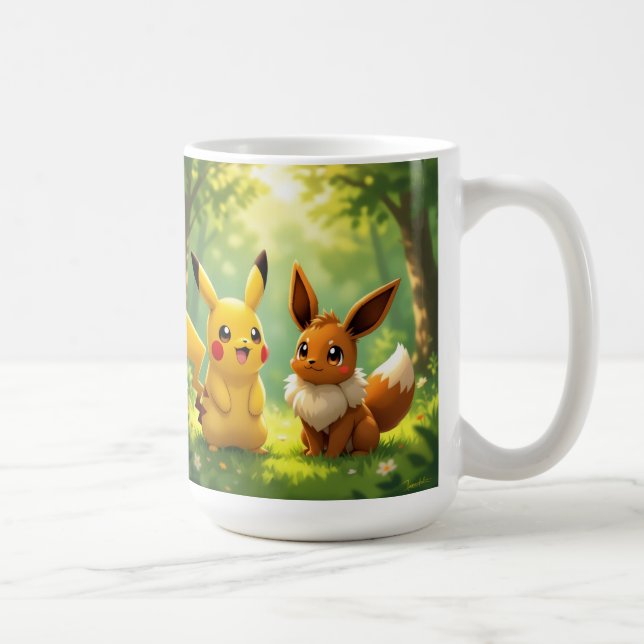 Taza De Café Pokémon und seine Treue Freunde (Derecha)