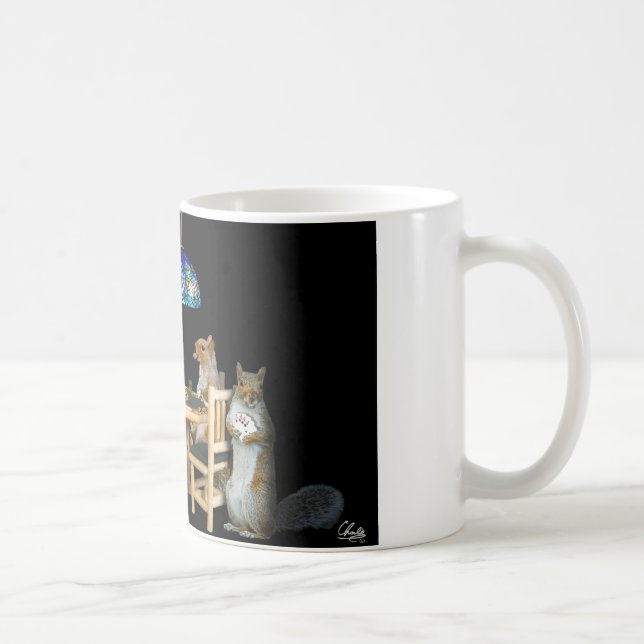 Taza De Café Póker de la ardilla (Derecha)