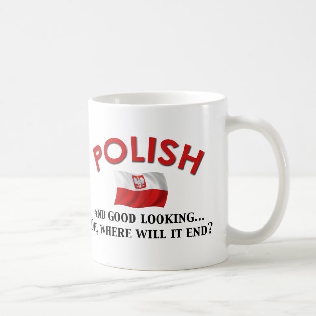 Taza De Café Polaco apuesto (Derecha)