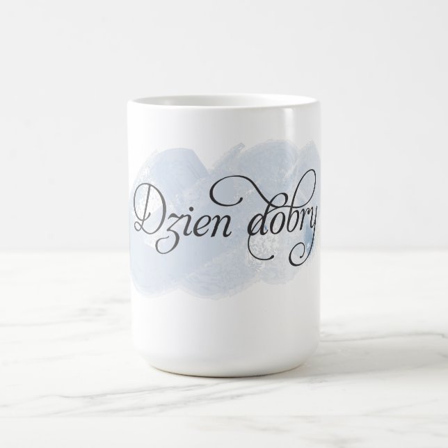 Taza De Café Polaco - Dzien dobry (Centro)