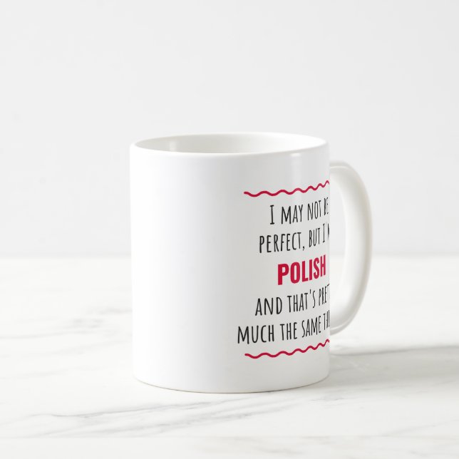 Taza De Café Polaco Polonia Gracioso regalo café Mug (Anverso derecho)