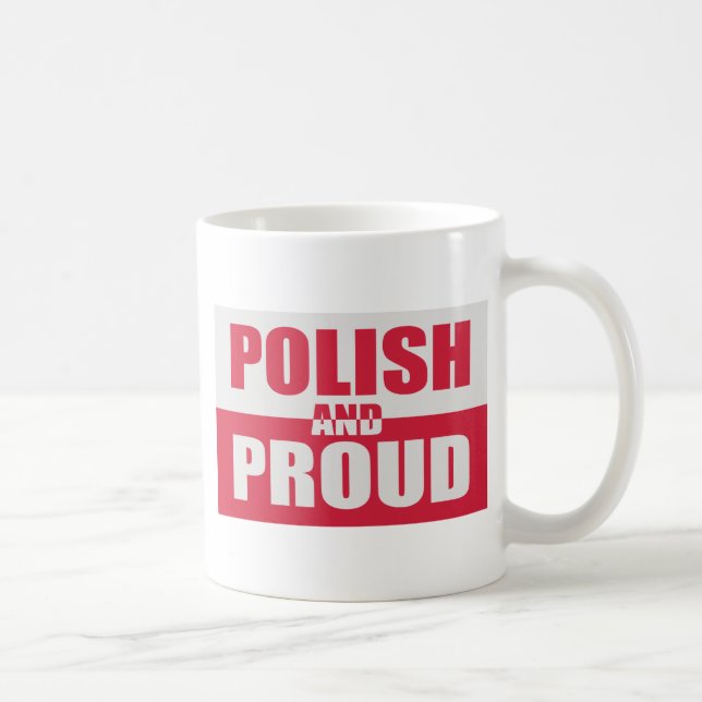 Taza De Café Polaco y orgulloso (Derecha)