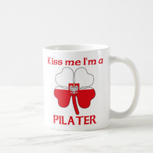 Taza De Café Polacos personalizada me besan que soy Pilater