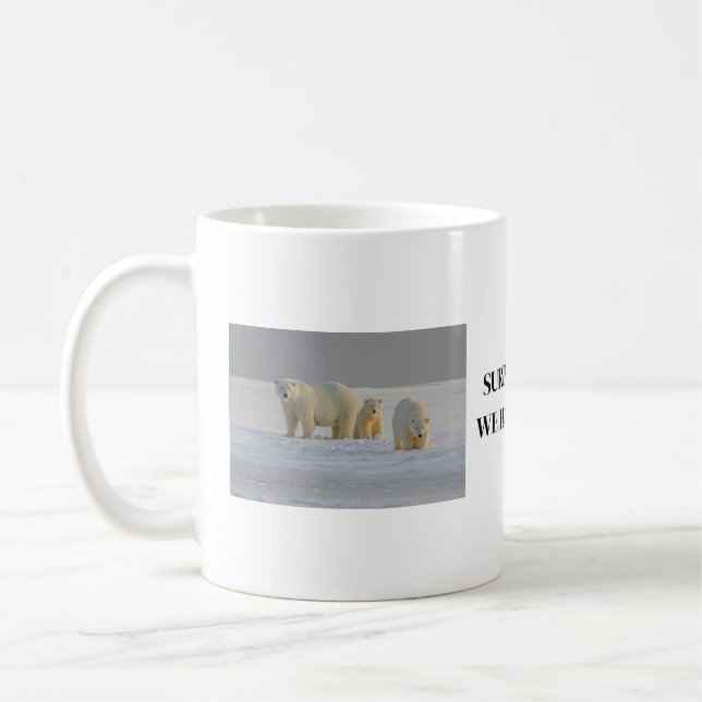 Taza De Café Polar bear coffee mug (Izquierda)