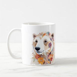 Taza De Café Polar Bear Playable Adorable Fun Animal Coloroso