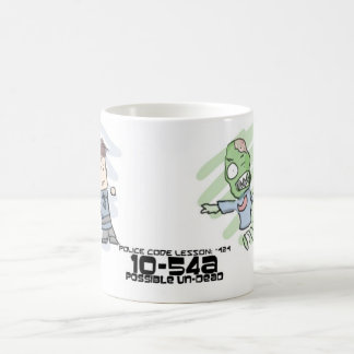 Taza De Café Policía contra Undead