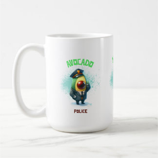 Taza De Café Policía de Aguacate