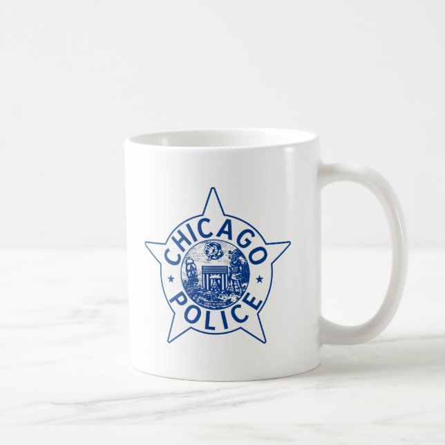 Taza De Café Policía de Chicago (VINTAGE) (Derecha)
