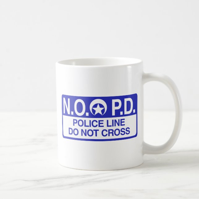 Taza De Café Policía de New Orleans (Derecha)