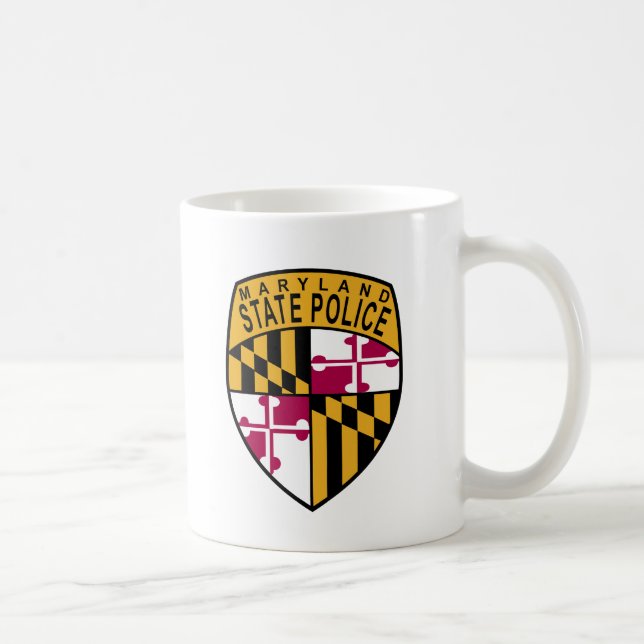 Taza De Café Policía del estado de Maryland (Derecha)