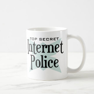 Taza De Café Policía secretísima de Intenet