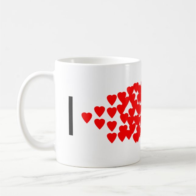 Taza De Café Polimerización en cadena del corazón I (Izquierda)
