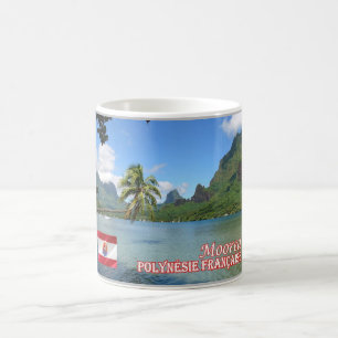 Taza De Café Polinesia Francesa - Moorea - Bahía de Cook -
