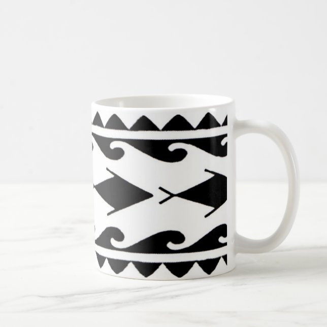 Taza De Café Polinesio (Derecha)