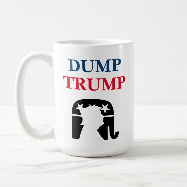 Taza De Café Política anti-presidente Donald Trump (Izquierda)