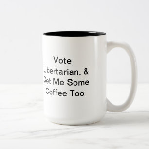 Taza de café política libertaria