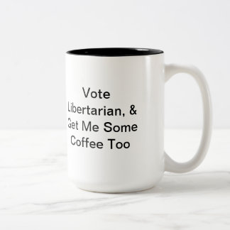 Taza de café política libertaria
