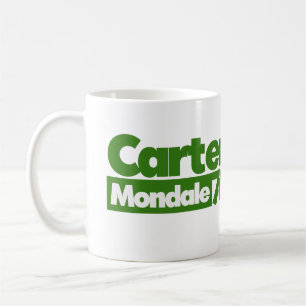 Taza De Café Política retro de Jimmy Carter 76 Carter Mondale