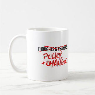 Taza De Café Política y cambio ahora