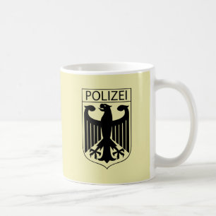 Taza De Café POLIZEI - Regalos de símbolos de la policía alem