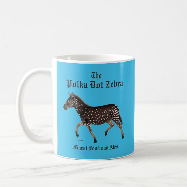 Taza De Café Polka Dot Zebra English Pub (Izquierda)