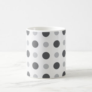 Taza De Café Polkadots Gray