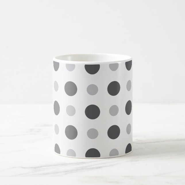 Taza De Café Polkadots Gray (Centro)