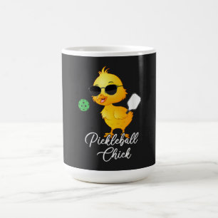 Taza De Café Pollita de Pickleball Divertida Pickleball