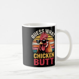 Taza De Café Pollito Adivina B Utt Aves Gallo Sungl Ret