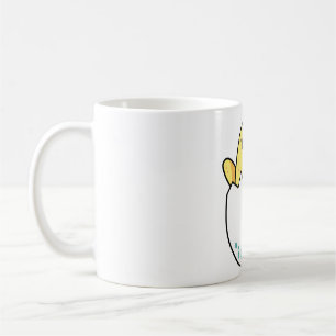 Taza De Café Pollito Amarillo Kawaii En Huevo