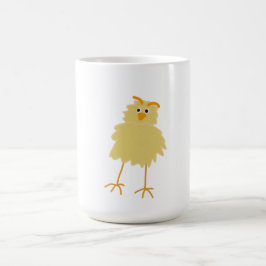 Taza De Café Pollito bebé amarillo lindo y esponjoso