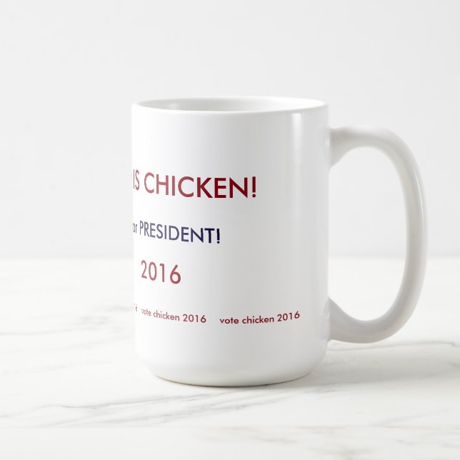 Taza De Café ¡pollo 2016 del voto! (Derecha)