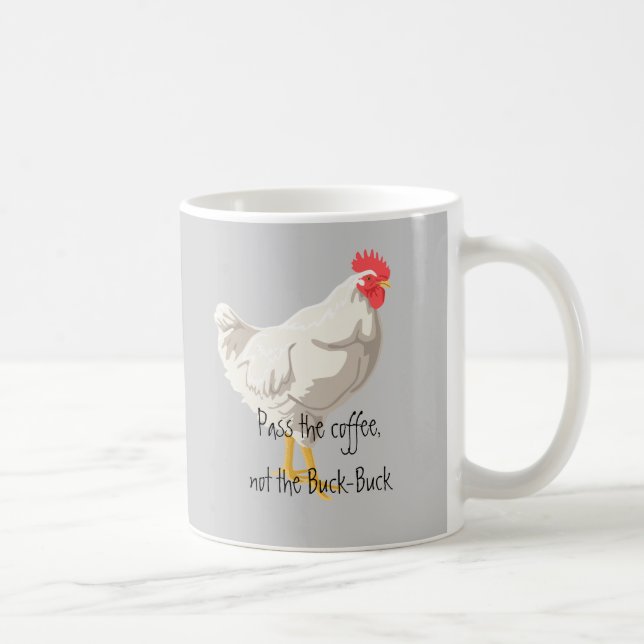 Taza De Café Pollo blanco (Derecha)
