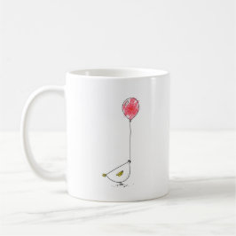 Taza De Café Pollo con dibujo en globo