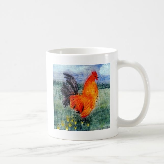 Taza De Café Pollo de ave de corral (Derecha)