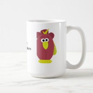 Taza De Café Pollo de Dibujos Animados Divertido con Frase