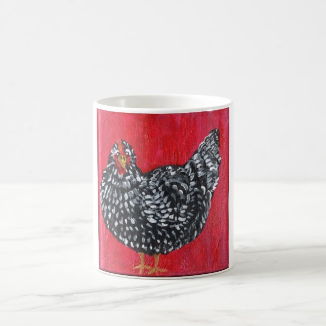 Taza De Café Pollo de Dominique (Centro)