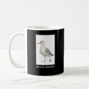 Taza De Café Pollo de playa - Humor de gaviota de gaviota de ga
