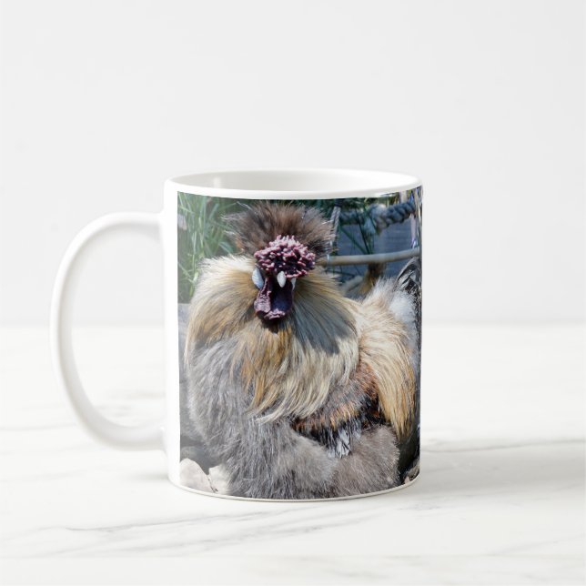 Taza De Café Pollo fea, tazón de café (Izquierda)