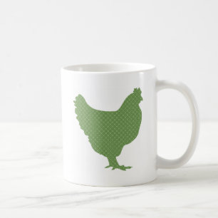 Taza De Café Pollo Funky moderno