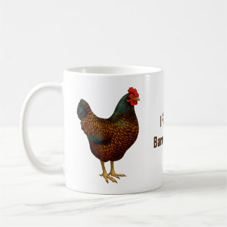 Taza De Café Pollo Hen de Barnevelder Marrón