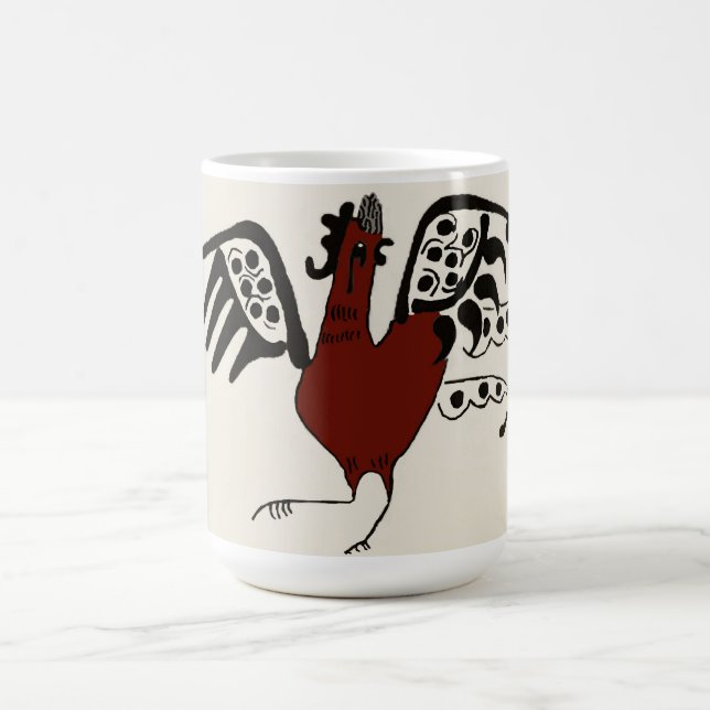 Taza De Café Pollo rojo (Centro)