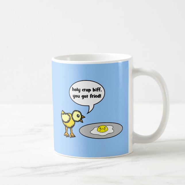 Taza De Café pollo y huevo (Derecha)